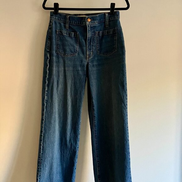 Madewell The Perfect Vintage Wide Leg Jean in Caronia Wash, size: 28 - Picture 6 of 6